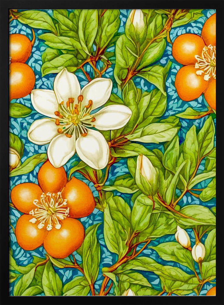 Apelsinblomma Natur Växt | Poster
