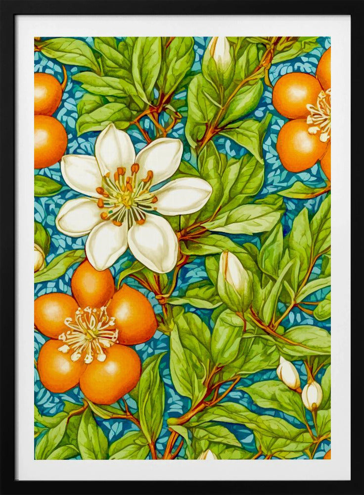 Apelsinblomma Natur Växt | Poster