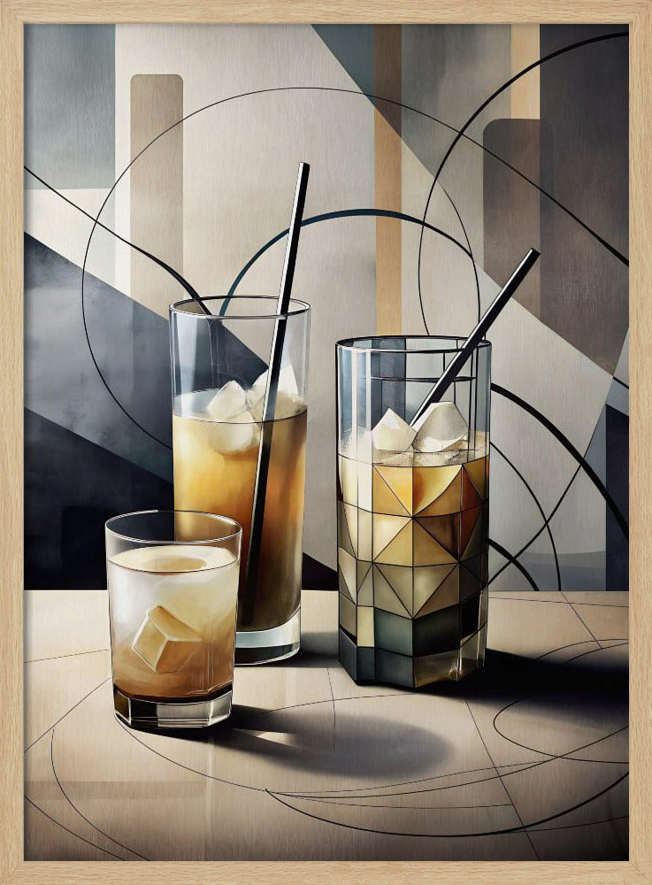 Kubistiska cocktails | Poster
