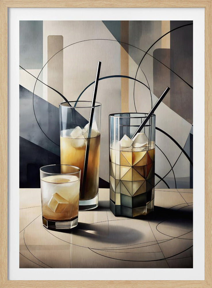 Kubistiska cocktails | Poster
