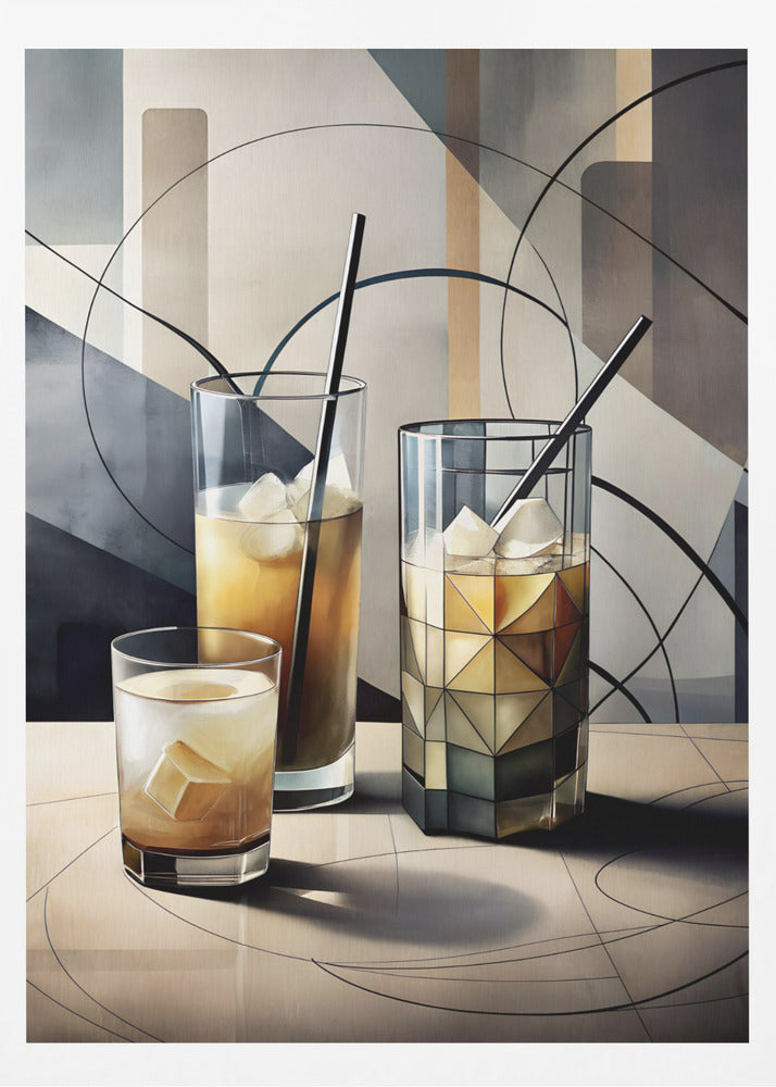 Kubistiska cocktails | Poster