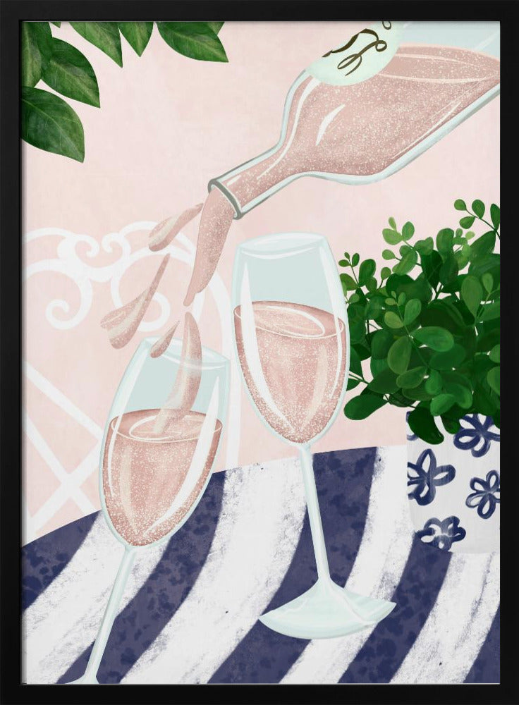 Mousserande rosé | Poster