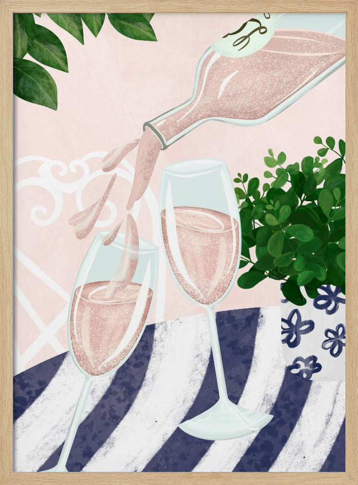 Mousserande rosé | Poster