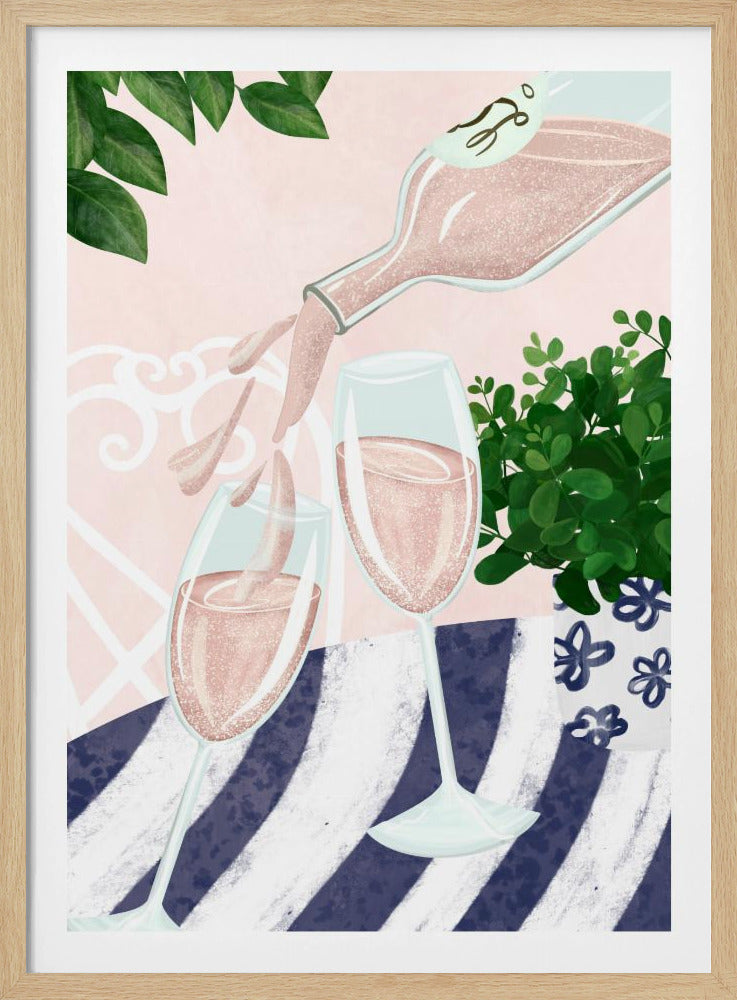 Mousserande rosé | Poster