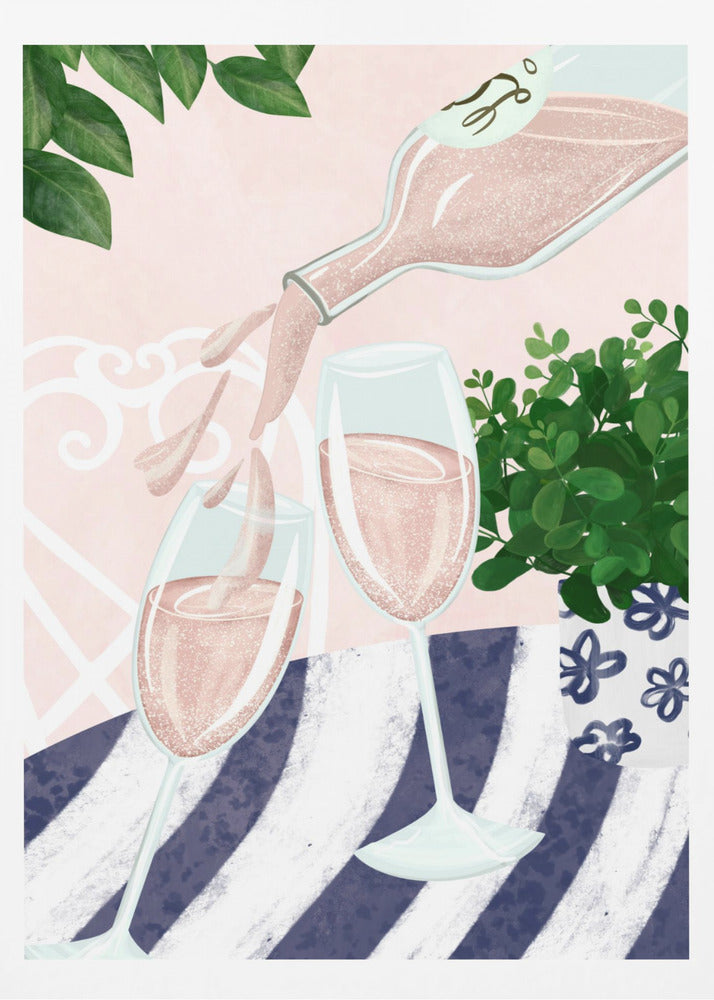 Mousserande rosé | Poster