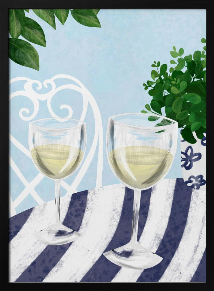 Vitt vin under trädet | Poster