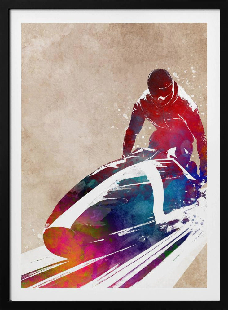 Sport Bobsleigh Art (1) | Poster