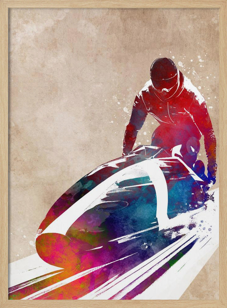 Sport Bobsleigh Art (1) | Poster