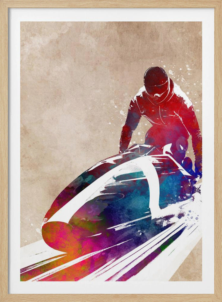 Sport Bobsleigh Art (1) | Poster