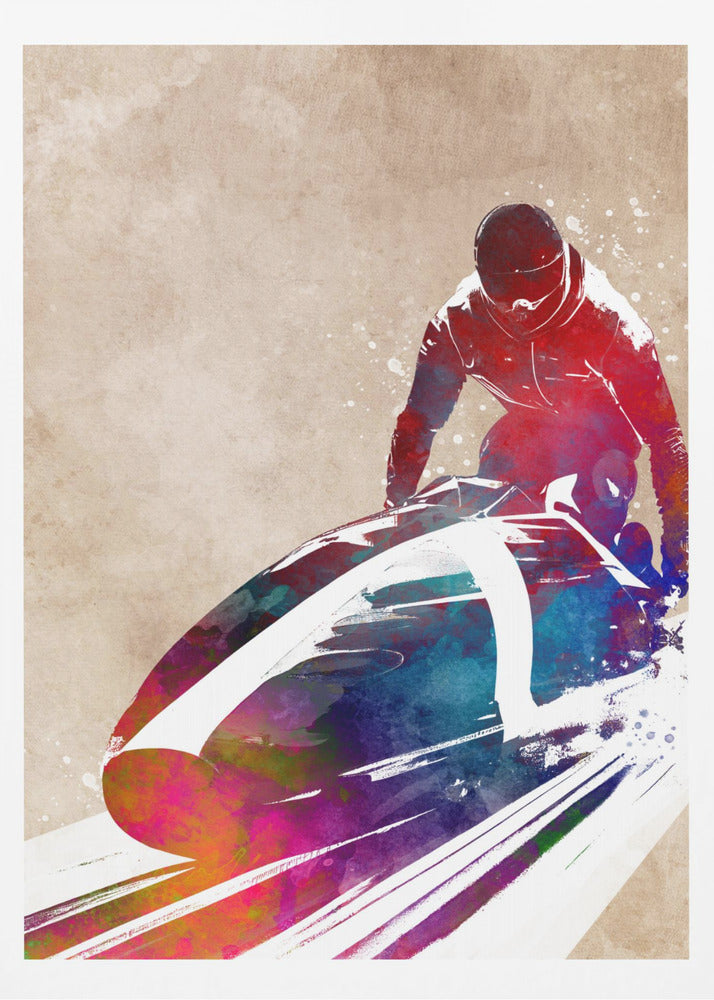 Sport Bobsleigh Art (1) | Poster
