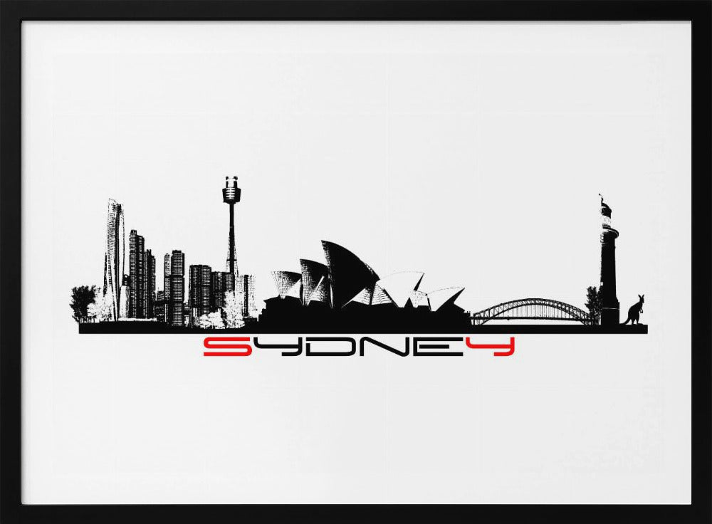 Sydney Australia Skyline City Art (1) | Poster