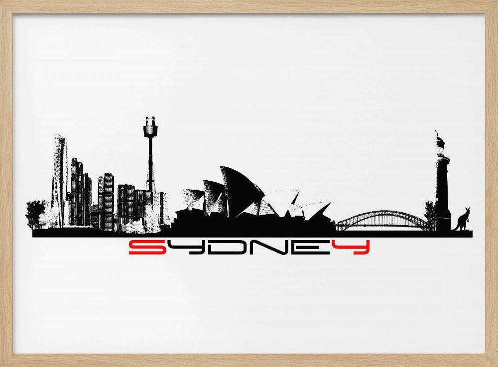 Sydney Australia Skyline City Art (1) | Poster
