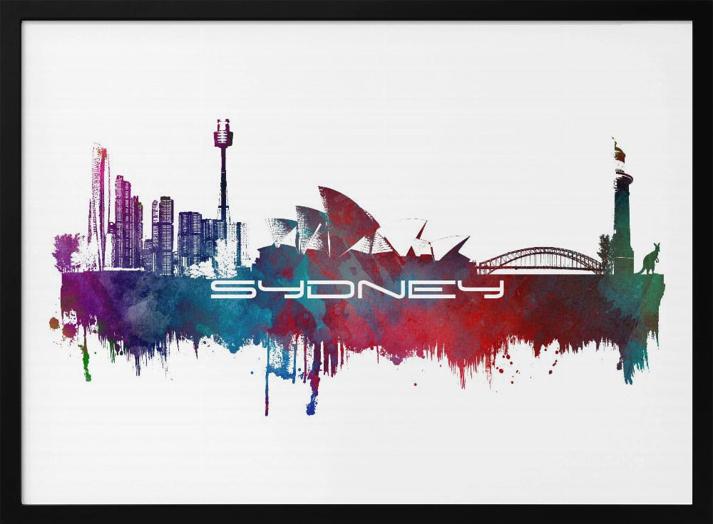 Sydney Australia Skyline City Art (2) | Poster