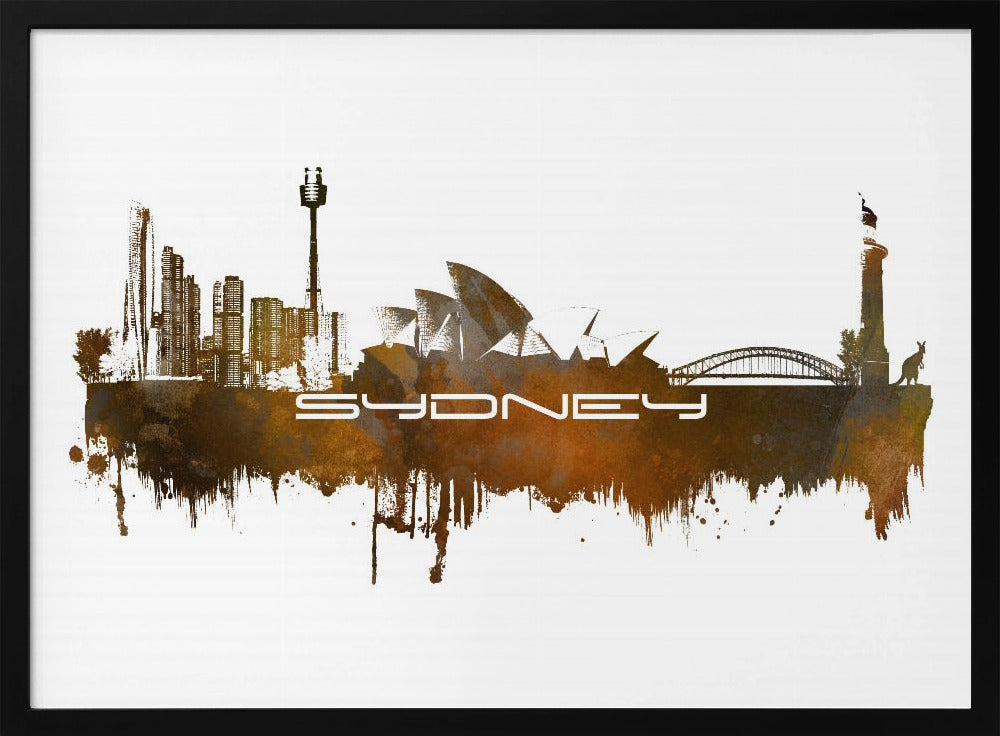 Sydney Australia Skyline City Art (3) | Poster