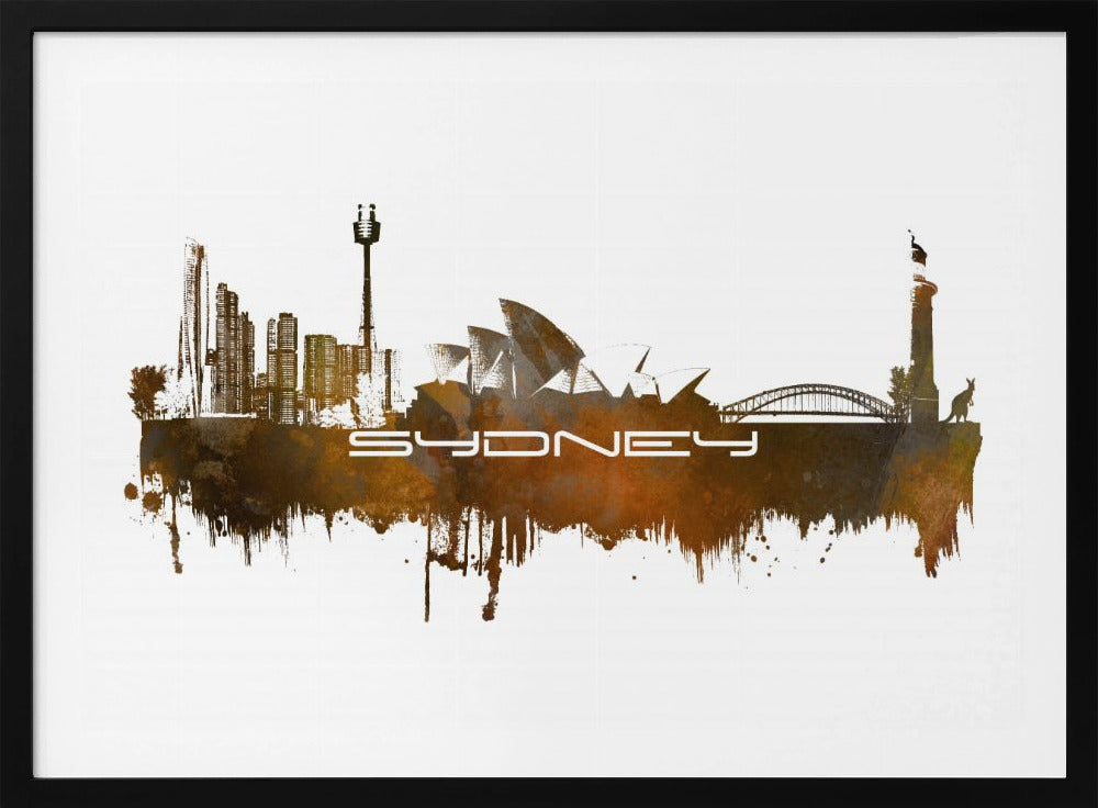 Sydney Australia Skyline City Art (3) | Poster