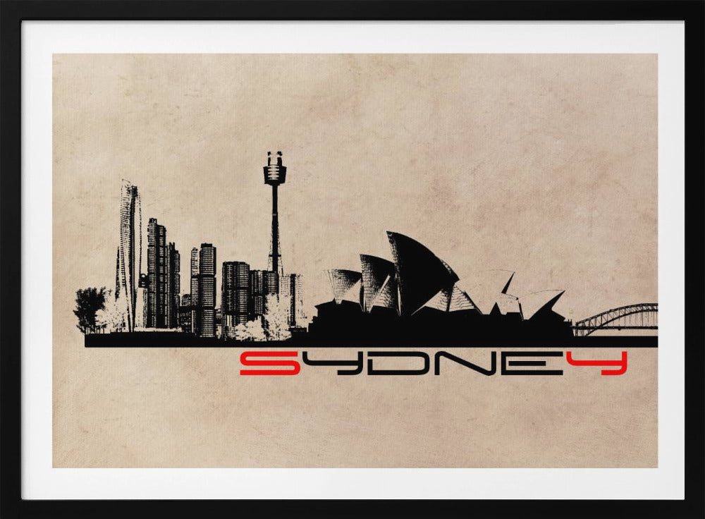 Sydney Australia Skyline City Art (4) | Poster