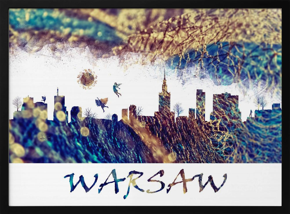 Warsaw Skyline Magic City Art | Poster