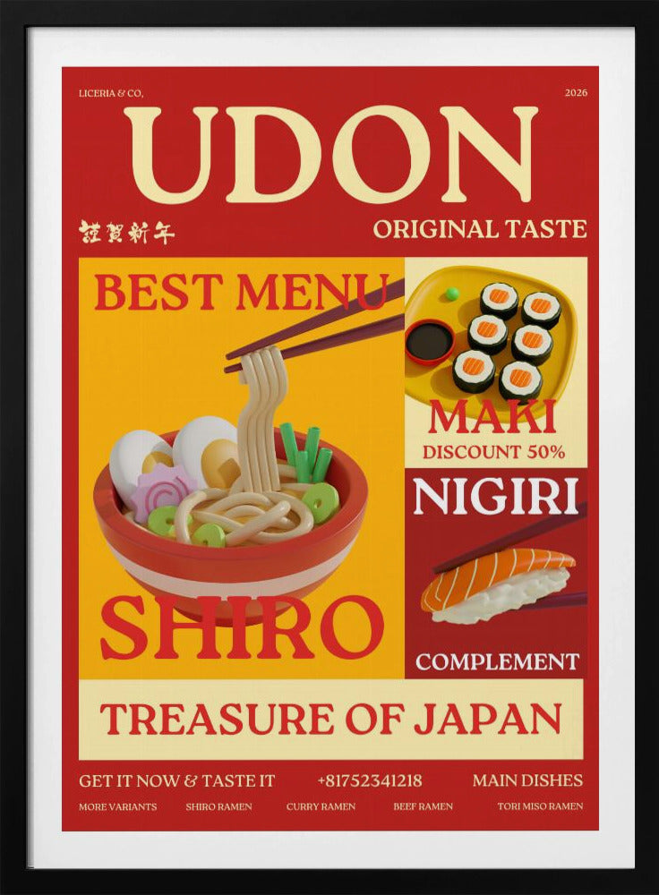 Udon-affisch | Affisch