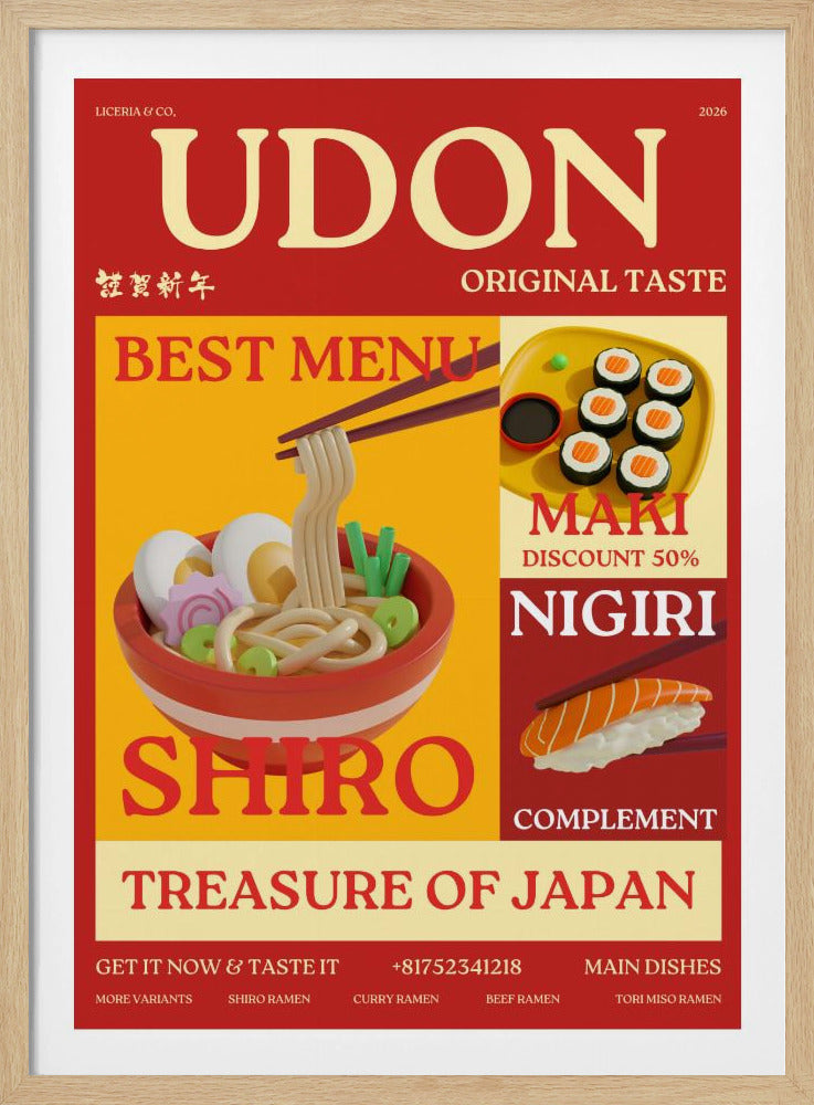 Udon-affisch | Affisch
