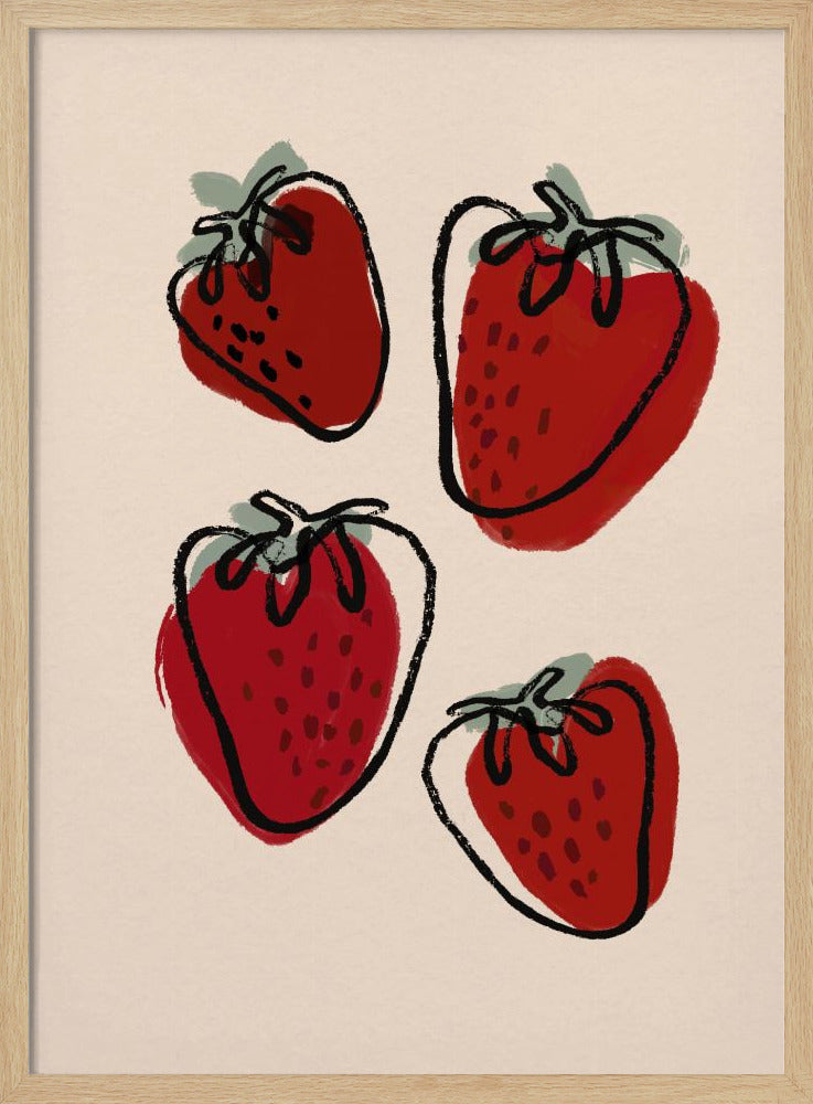 Erdbeeren | Poster - Kunstdruck