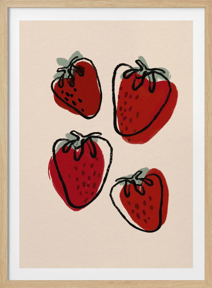 Erdbeeren | Poster - Kunstdruck