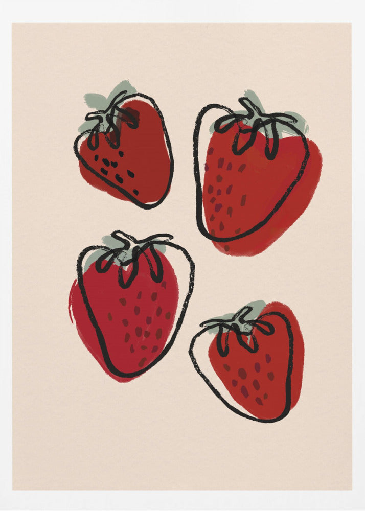 Erdbeeren | Poster - Kunstdruck
