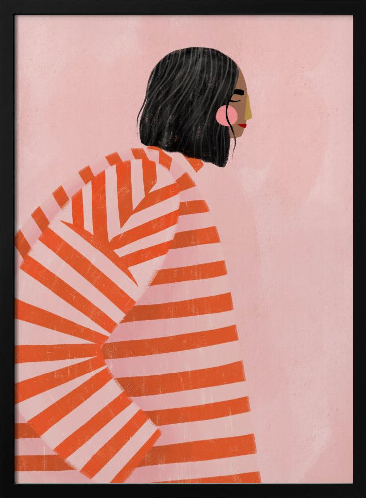 The Woman With the Orange Stripes | Poster