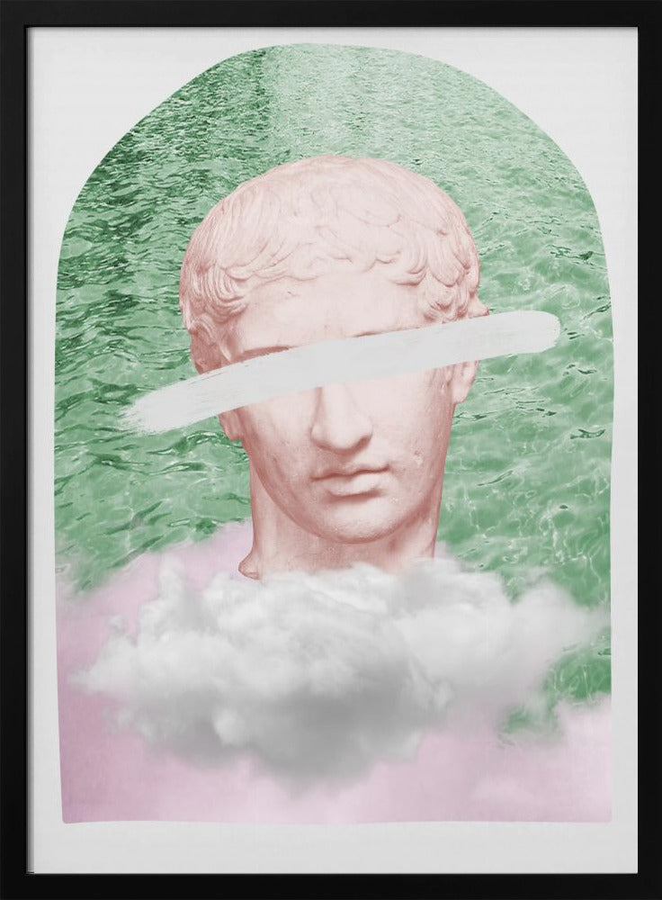 Forntida staty, surrealistisk, Ratio2x3 | Poster