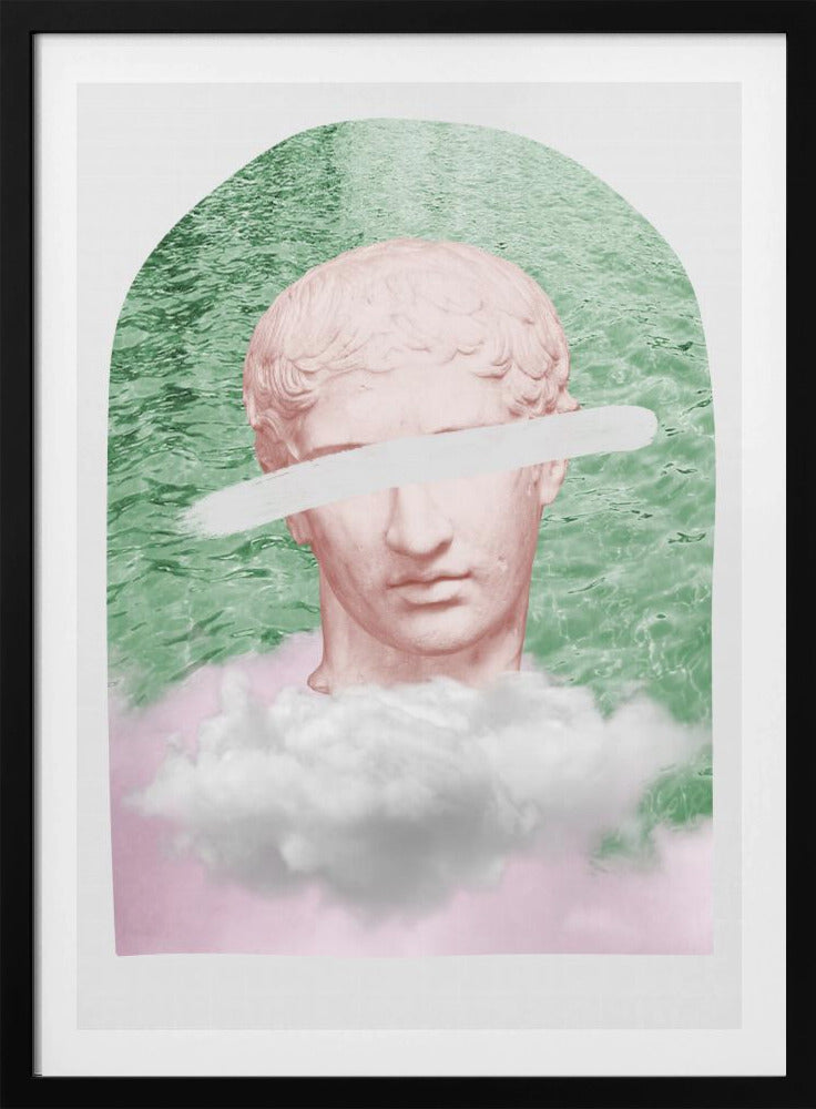 Forntida staty, surrealistisk, Ratio2x3 | Poster