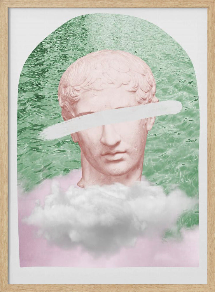 Forntida staty, surrealistisk, Ratio2x3 | Poster