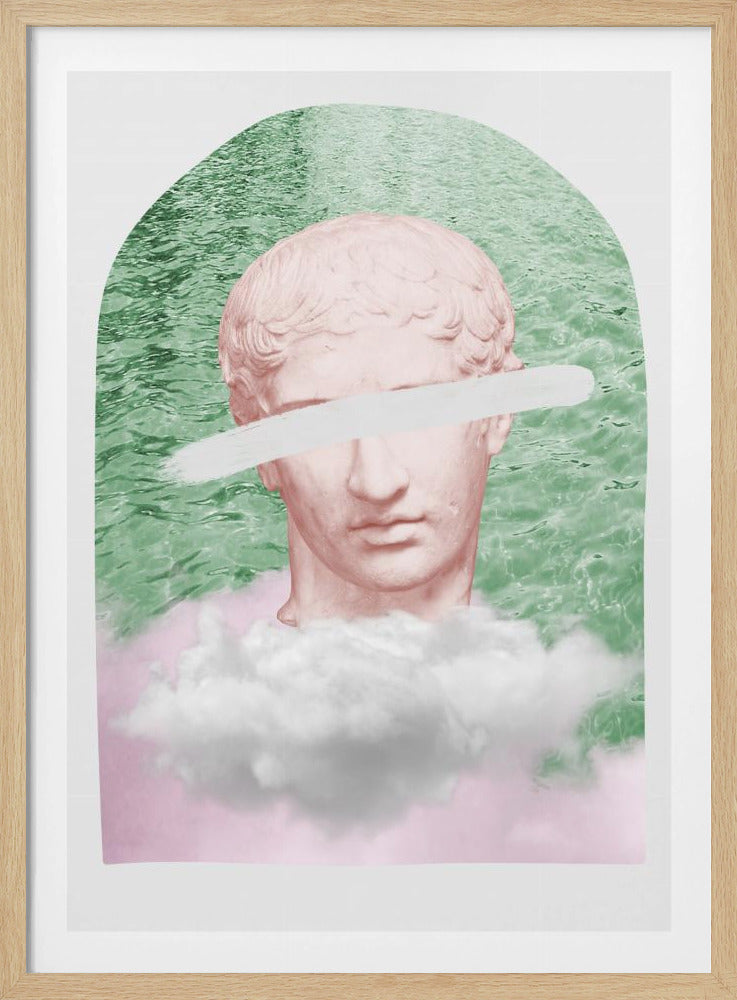 Forntida staty, surrealistisk, Ratio2x3 | Poster