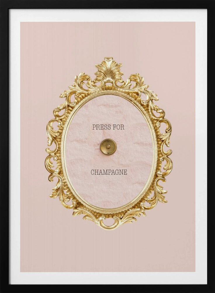Pressforchampagnerosa | Affisch