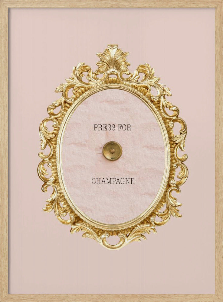 Pressforchampagnerosa | Affisch