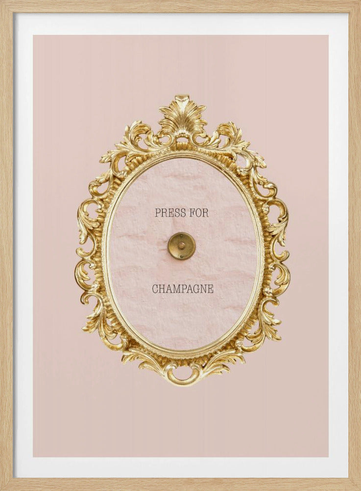 Pressforchampagnerosa | Affisch