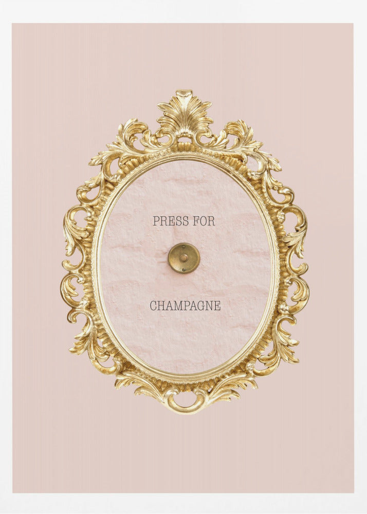 Pressforchampagnerosa | Affisch