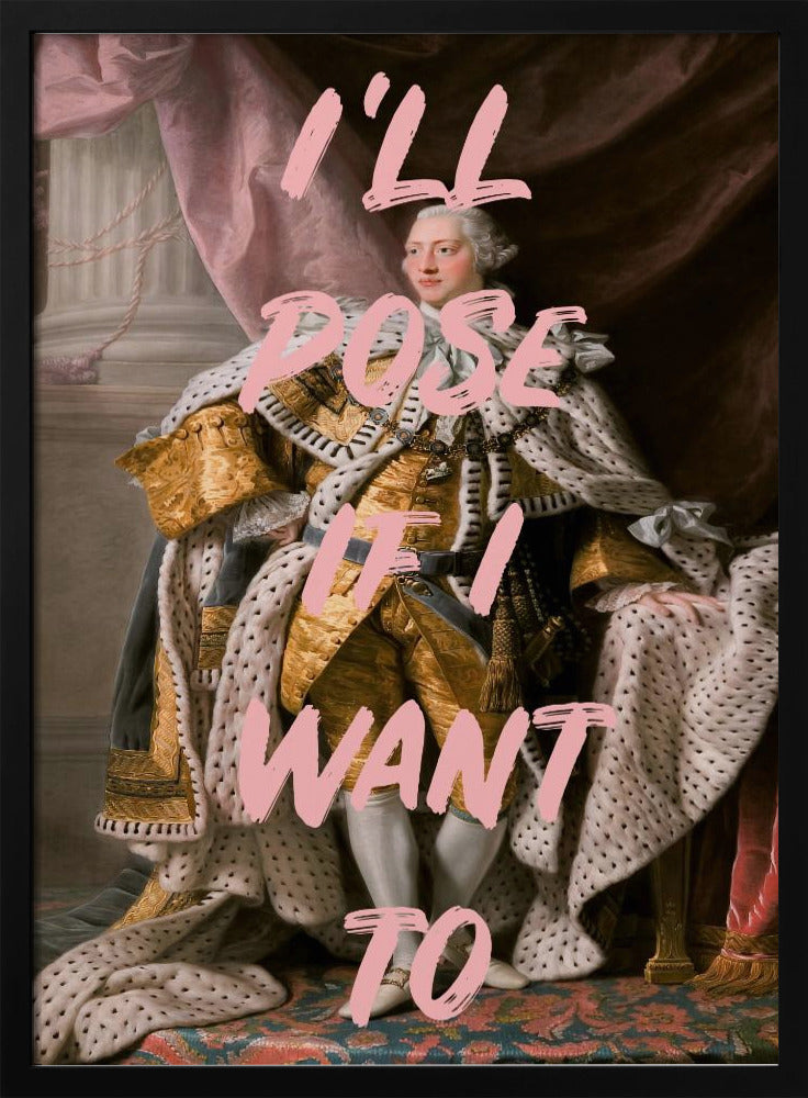 Kingposerpink Ratio2x3 | Poster