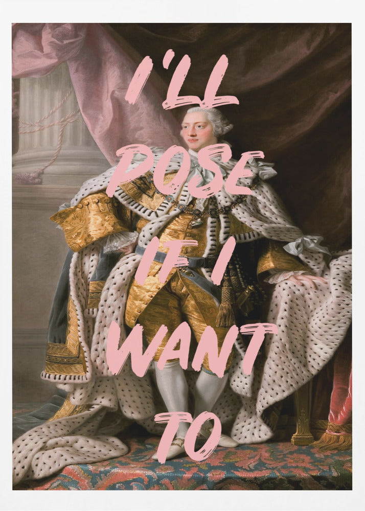 Kingposerpink Ratio2x3 | Poster