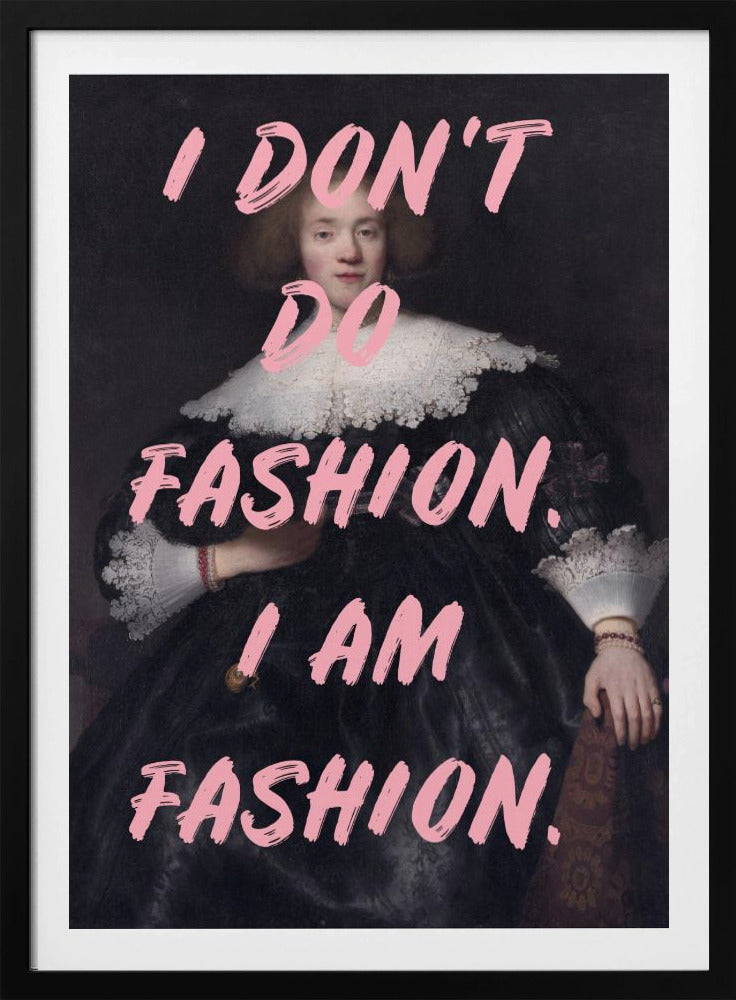 Iamfashionii Ratioiso | Affisch