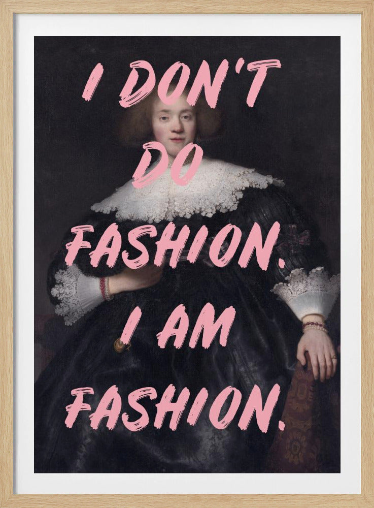 Iamfashionii Ratioiso | Affisch