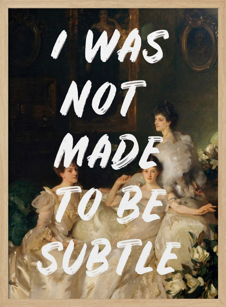 Notsubtlewhitefont Ratioiso | Poster