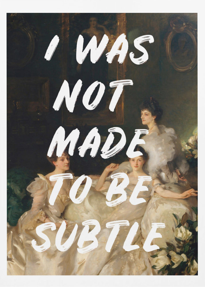 Notsubtlewhitefont Ratioiso | Poster
