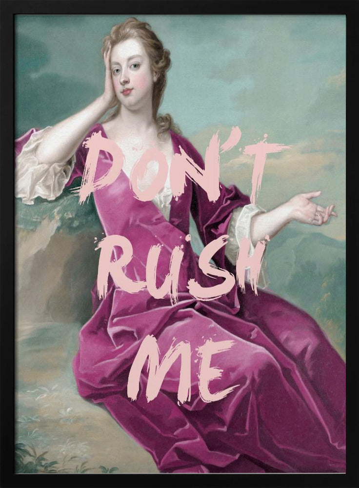DontrushmePurple Ratio2x3 | Poster