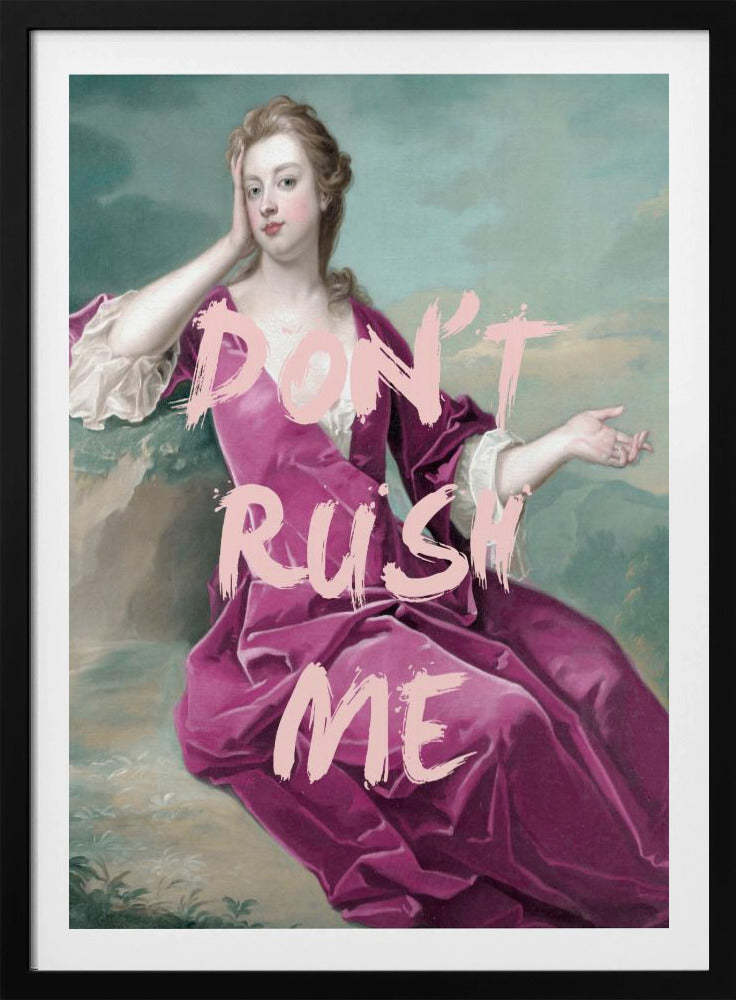 DontrushmePurple Ratio2x3 | Poster