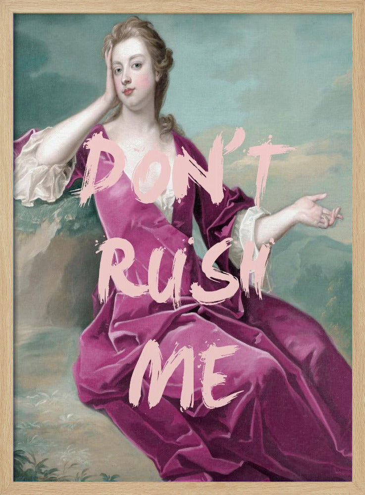 DontrushmePurple Ratio2x3 | Poster
