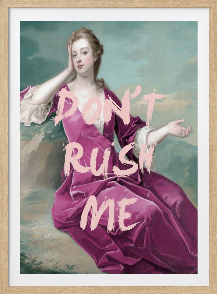 DontrushmePurple Ratio2x3 | Poster