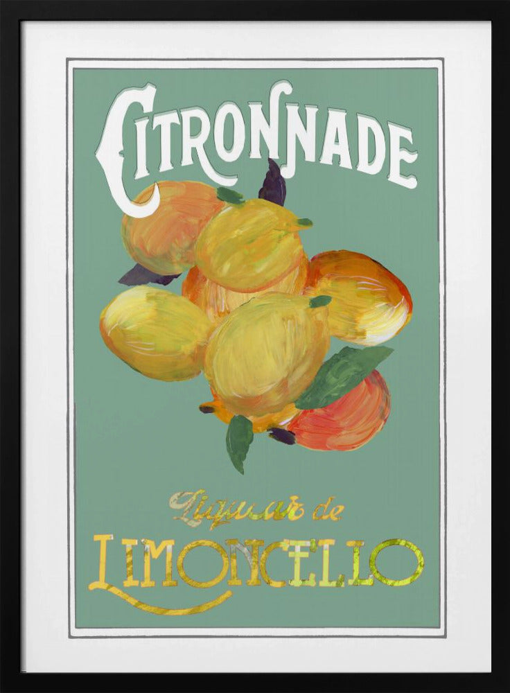 Zitronen-Limoncello | Poster