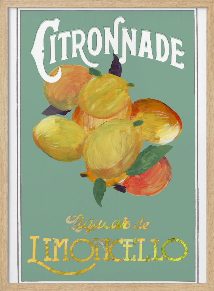 Zitronen-Limoncello | Poster