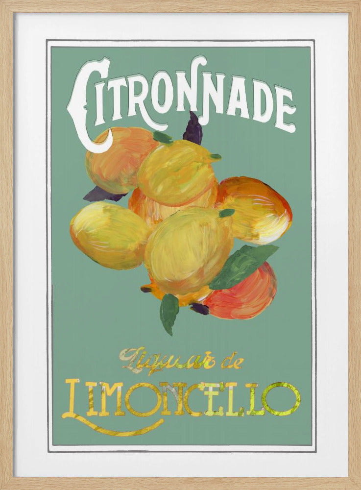 Zitronen-Limoncello | Poster