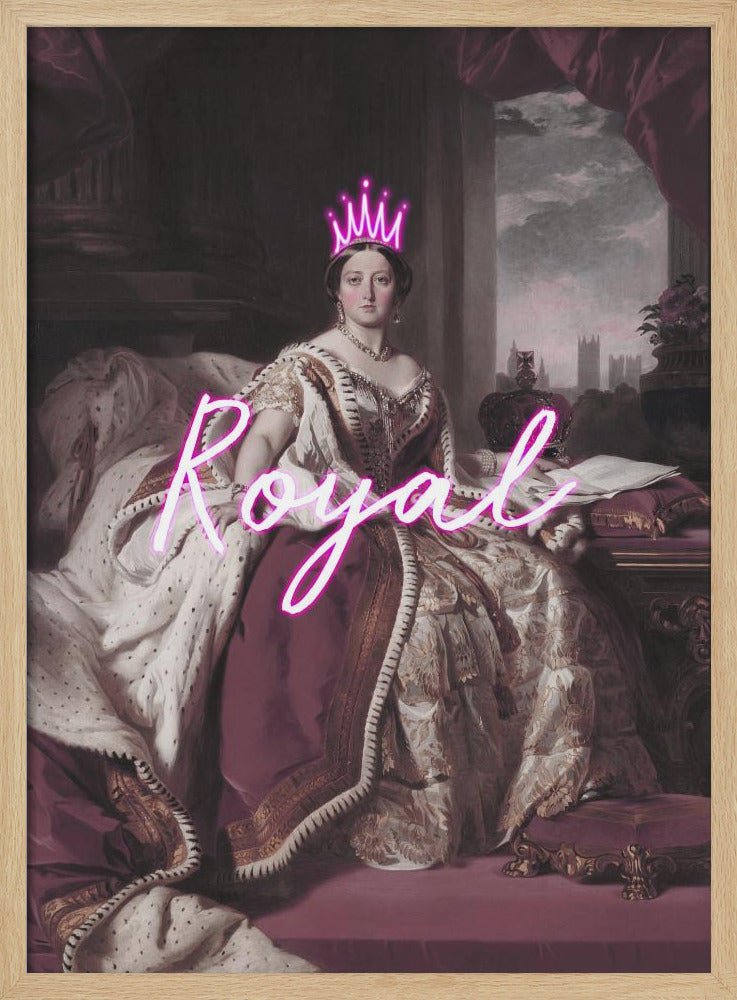 Queenvictoriaroyalneon Ratioiso | Poster