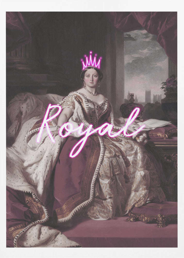 Queenvictoriaroyalneon Ratioiso | Poster